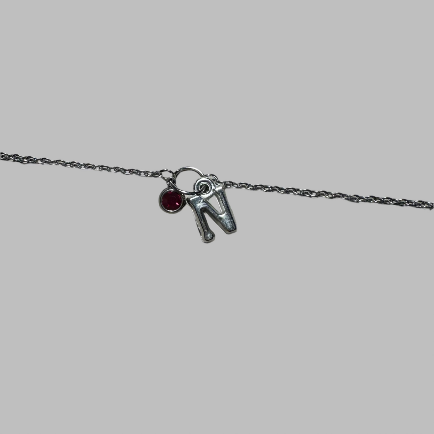 Letter With Crystal Bracelet