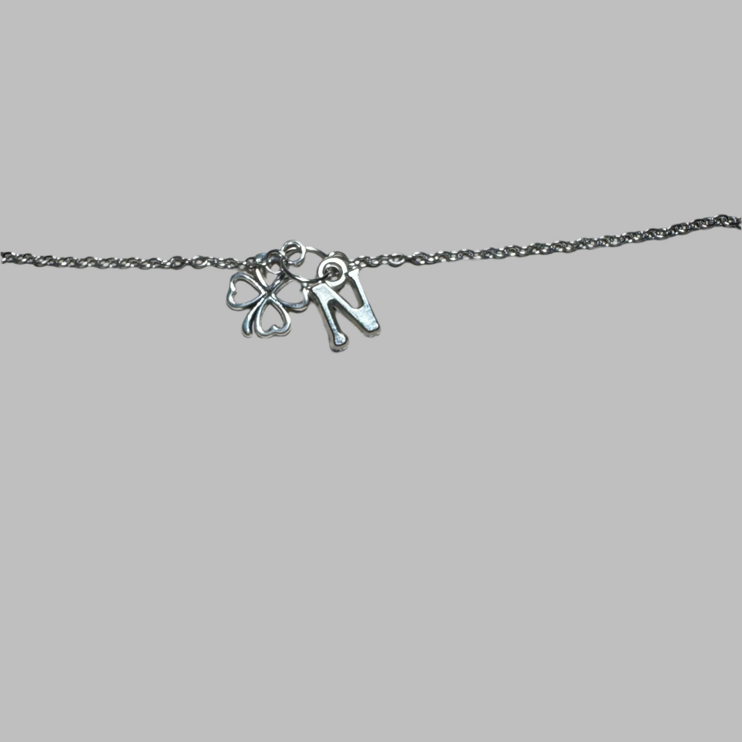 Clover Letter Bracelet