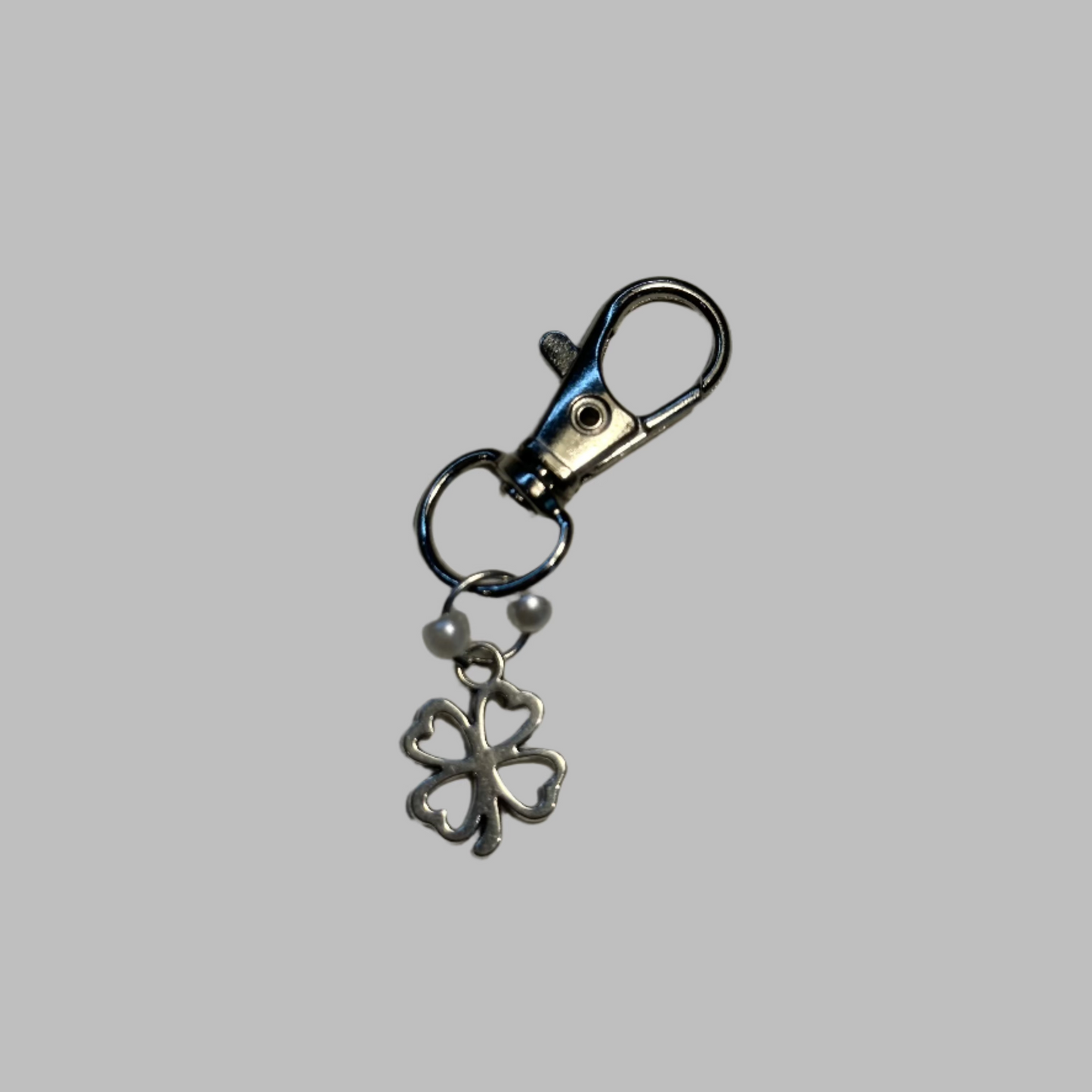 Clover Charm With Pearl
