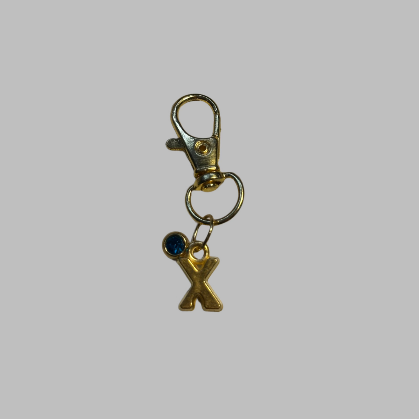 Name Letter Charm With Gem