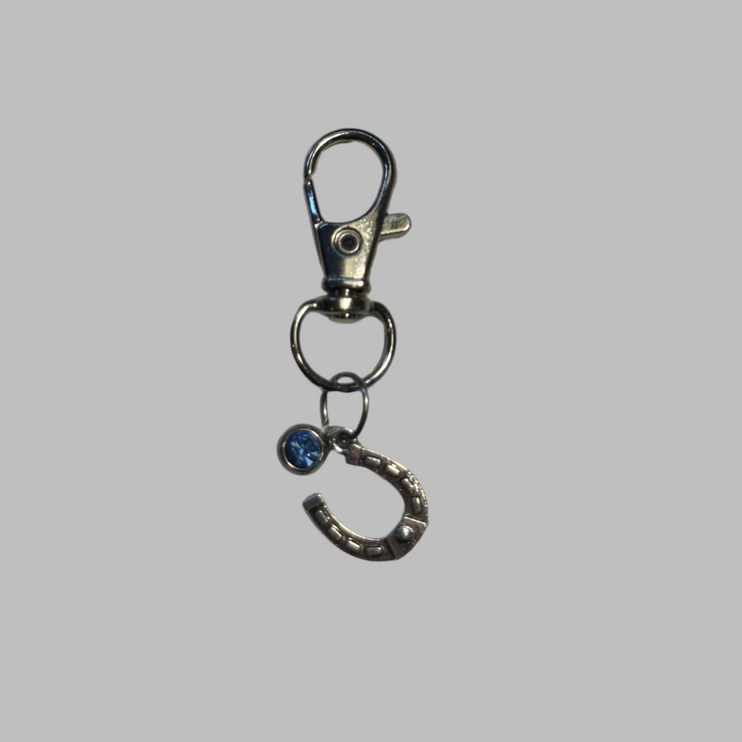 Horse Shoe Charm With Crystal