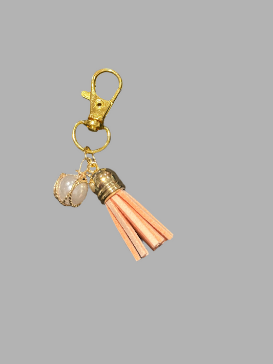 Pearl with Tassle Charm Random Colour