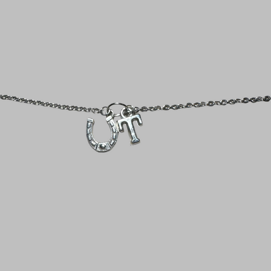 Horse Shoe Letter Bracelet