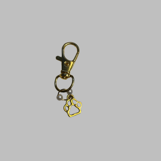 Dog Paw Charm With Pearl