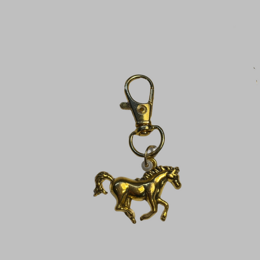 Horse Charm With Pearls